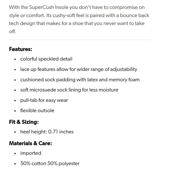 SuperCush Kim Speckled Sneaker - Picture 9 of 9